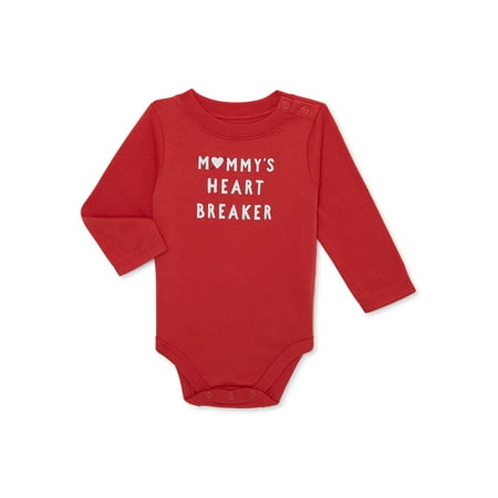 

Garanimals Baby Boy Long Sleeve Graphic Bodysuit Sizes 0-24 Months
