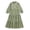 Light Green, variant on Ticikt Summer Long Sleeve Maxi Dresses for Girls 2026 Casual Boho Button Ruffle Neck Tiered A Line Flowy Dress