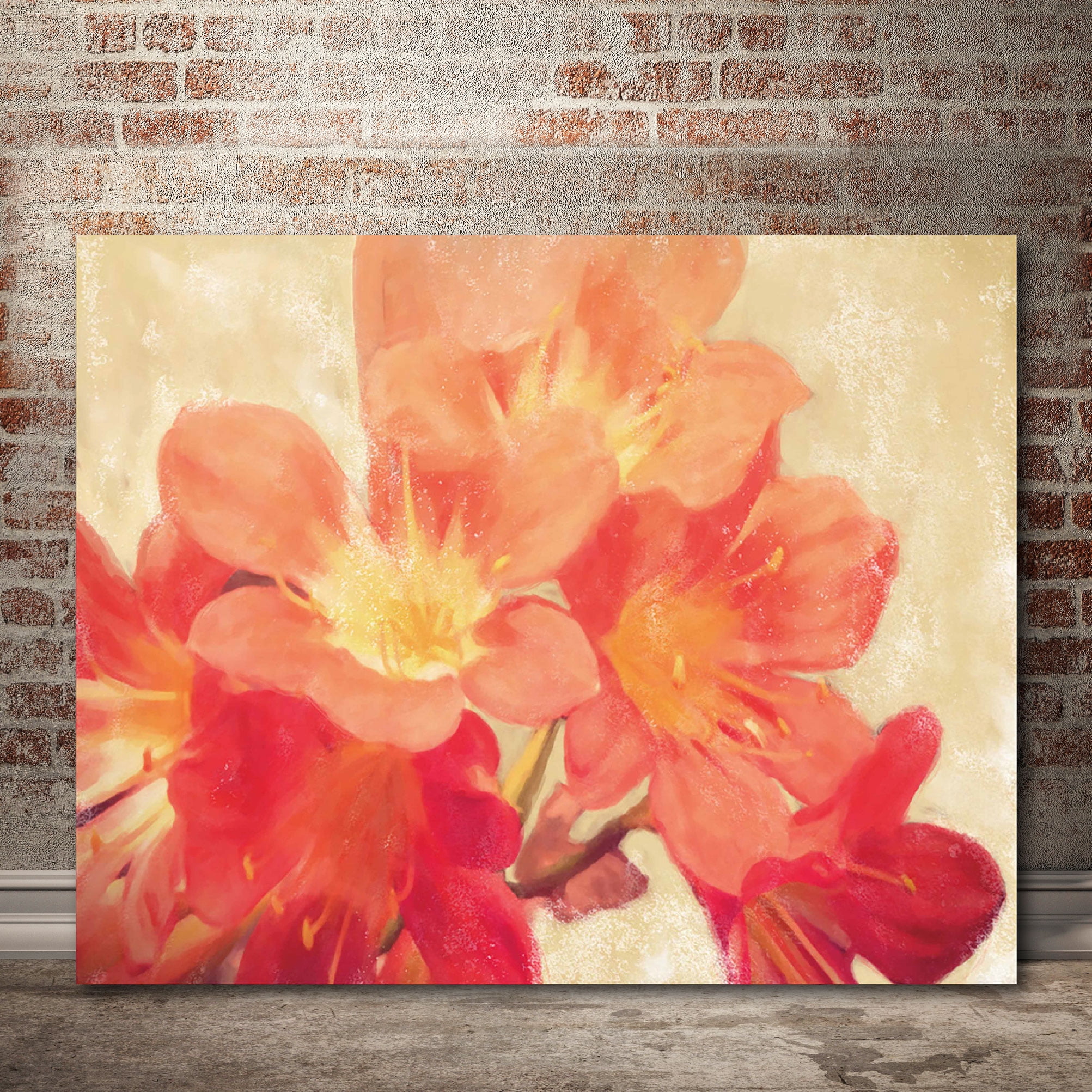 Sun Fire Florals Gallery-Wrapped Canvas Wall Art, 16x20