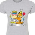 thumbnail image 3 of Garfield - I Live For Birthdays - Juniors Fitted Graphic T-Shirt, 3 of 5