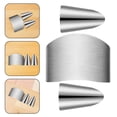 thumbnail image 3 of 3 protectores de dedos de acero inoxidable para cortar alimentos. Protectores de dedos para utensilios de cocina., 3 of 7