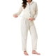thumbnail image 1 of INSPIRE CHIC Ropa de dormir para mujeres en periodo de lactancia, pijamas de maternidad con botones, conjuntos de loungewear XL color albaricoque, 1 of 6