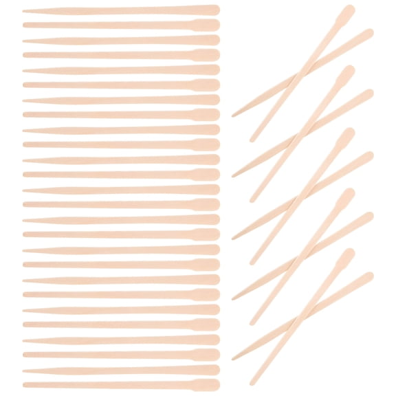 RAGUPEL 200 pcs Wooden Waxing Stick Applicator Spatula for Hair Removal