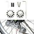 thumbnail image 4 of Ruedas de guía de cadena de bicicleta plegables huecas con rodillo tensor de cadena de bicicleta Plata kusrkot Rueda de guía de cadena de bicicleta, 4 of 8