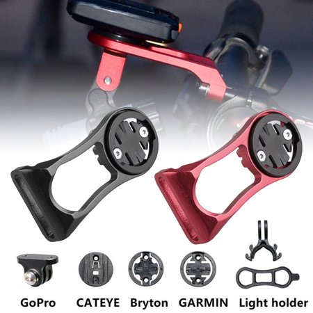 EEEKit Garmin Edge Extended Out-Front Mount, Out Front Bike Computer Mount Aluminium Alloy Stem Extension Mount Holder for GoPro Garmin Cateye Bryton GPS Computer & Sports