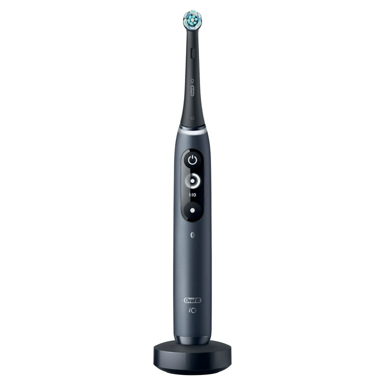 Oral-B iO Series 10 Black - Electric Toothbrush, black with dots
