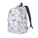 thumbnail image 1 of Easygdp Lavender Flowers Mochila de Lona Resistente para Laptop, Compatible con Laptops de 15 a 17 pulgadas, Ideal para Escuela, Trabajo y Viajes-Medium, 1 of 5