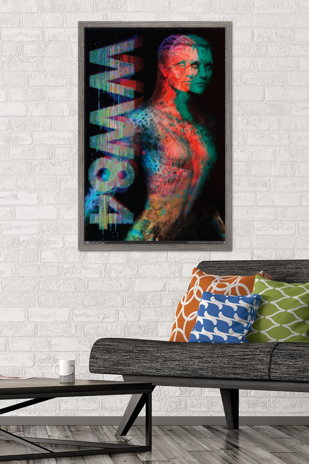 DC Comics Movie - Wonder Woman 1984 - Cheetah Graphic Wall Poster, 22.375" x 34", Framed