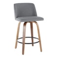 thumbnail image 3 of Tabouret à hauteur de comptoir Toriano de LumiSource, Ensemble de 2, 3 of 8