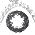 thumbnail image 3 of Plato de bicicleta doble 130BCD 52T -60, redondo, de aleación de aluminio, para carretera 54, 3 of 9
