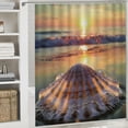 thumbnail image 6 of Orinice WODEJIA Sunny Beach 3D Printed Polyester Bathroom Blinds Set Bathroom Shower Curtain Set Bathroom Accessories, Beautiful Wide Fabric Bathroom 69x72, 6 of 7