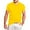 Yellow, variant on FLMEI Men's Stretch Golf Shirts Short Sleeve T-Shirt Summer Lapel Tees Slim Casual Tops for Mens S-4XL