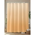 thumbnail image 4 of Fall Shower Curtain Orange Stripes Shower Curtains for Bathroom Thanksgiving Decor, Waterproof Polyester Shower Curtain Set with Hooks, Extra Long 72" x 84" Simple Vertical Striped, 4 of 6