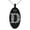 Black, variant on Stainless Steel Letter D Initial Dotted Monogram Engraved Small Oval Charm Pendant Necklace