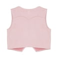thumbnail image 4 of JanJean Kids Boys Western Cowboy Cowgirl Vest Halloween Holiday Carnival Party Dress Up Role Play Pink 4, 4 of 7