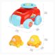 thumbnail image 4 of Vehículos de juguete de lanzamiento interactivo, autos impulsados ​​por , con 2 autos pequeños, habilidades motoras , autos de juguete Naranja Macarena coche de eyección, 4 of 4
