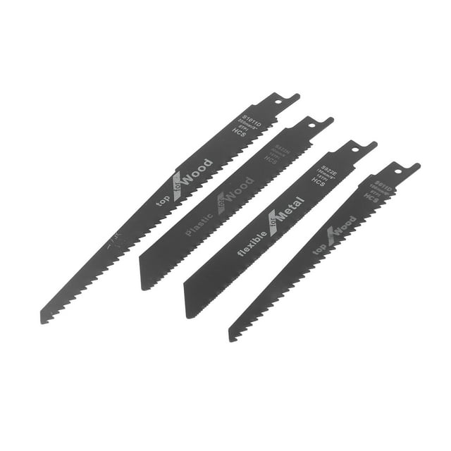 Ecomeon Reciprocating Blade,4Pcs Sabre Saw Blade Jigsaw Cutter Reciprocating Cutting Tool Set Kit For Wood Plastic Metal,Reciprocating Saw Blade