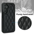 thumbnail image 5 of ELEHOLD Wallet Case for Samsung Galaxy A14 5G,RFID Blocking Card Holders Luxury Argyle Pattern Leather Case Kickstand Magnetic Button Slim Lightweight Shockproof Purse Case,Black, 5 of 8