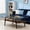 Gray, variant on Fehomix Modern Rectangle Coffee Table, 39" Clear Tempered Glass with Black Metal Legs, Double Layer for Living Room, 220 lbs Capacity, Easy Assembly