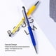 thumbnail image 4 of Methold 10 unidades de bolígrafos táctiles Stylus, bolígrafo de Metal, suministros escolares, accesorio de firma, herramienta de escritura para Suministros de escritura y corrección Cielo azul, 4 of 6
