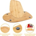 thumbnail image 2 of Handmade Bamboo Mixer Mobile Tray, Waterproof, Anti-Slip, Bamboo Sliding Board for Kitchen Mixer, Mixer Slider Mat for Kitchen Stand Mixer, Kitchen Stand Mixer Accessories, Bamboo Blender Slider, 2 of 4