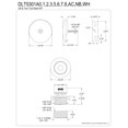 thumbnail image 2 of Kingston Brass Dlt5301A7 Kit De Drenaje Para Bañera Con Elevación Y Giro, Latón Cepillado, 2 of 2