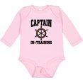 thumbnail image 3 of Inktastic Captain in Training Boys or Girls Long Sleeve Baby Bodysuit, 3 of 5