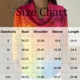 thumbnail image 3 of Dwralegc Elegant Retro Soft Triangle Neck Multicolor Sweater Top Casual Multicolor Cowl Neck Knitted Pullover Long Sleeve Tops Jumper Loose Autumn and Winter Sweater Saffron XL, 3 of 5
