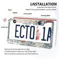 thumbnail image 3 of Aluminum License Plate Frame 2 Pack Car Exterior Accessory Car Tag Holder for Front Rear Plates Cars Decor Hand-drawn Deer and Cardinals, 3 of 7