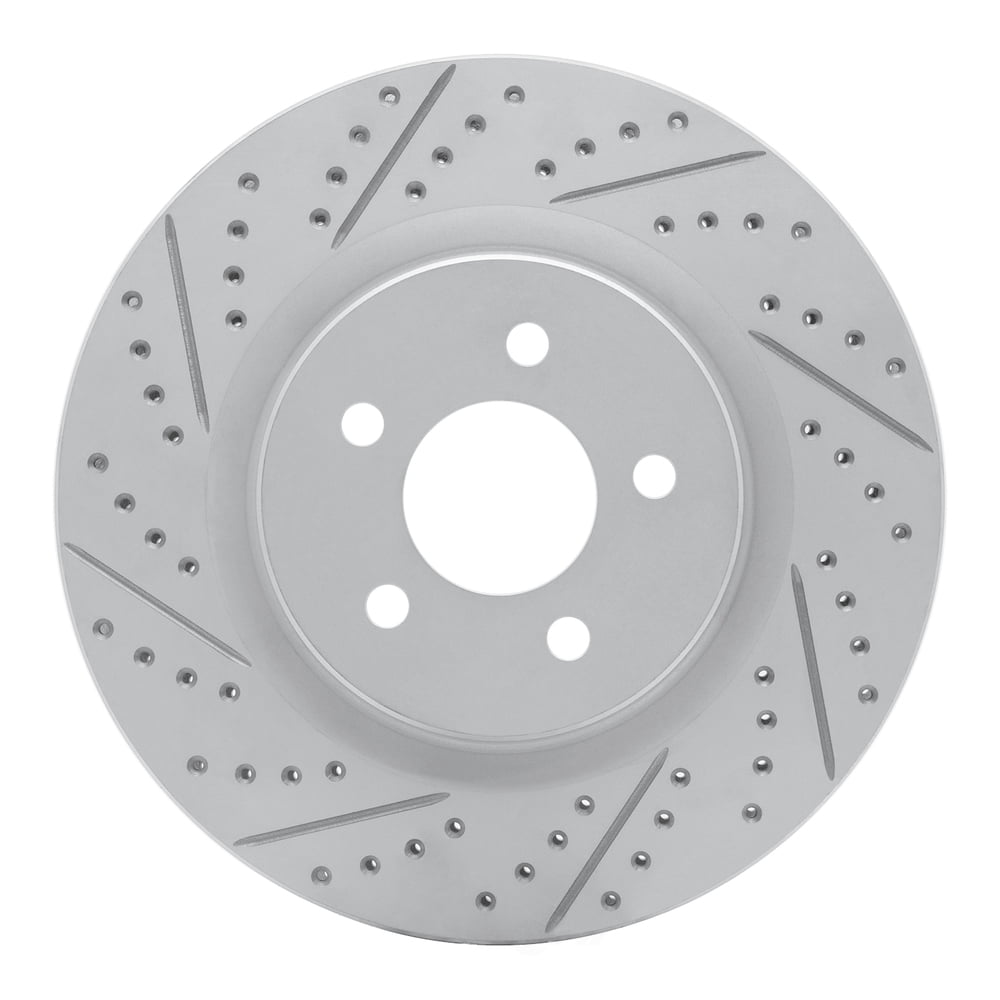 Dynamic Friction Company 830-54036L DFC Geoperformance Rotor - Drilled and Slotted