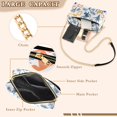 thumbnail image 3 of FORMRS Women Crossbody Purse with Chain Strap Vegan Leather Shoulder Handbag, Tropical Jungle Vibes, 3 of 7