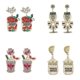 thumbnail image 2 of Trendy Grace Geometric Fruit Cool Drinks Cup Earrings Alloy Color Cock--H-Model code 8880 H, 2 of 5