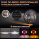 thumbnail image 3 of 5.75 Pulgadas Redondo Foco H4 Faro Luces Para Jeep/moto, 3 of 6