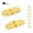 Gold 2pcs, variant on 2pcs 180 Degree Foldable Flap Screw-On Hinges Folding Table Cabinet Door Rounded Corner Hinge