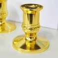 thumbnail image 3 of Candelabro cónico con Base de vela de pilar dorado, decoración para fiesta de Navidad, 10x, 3 of 4