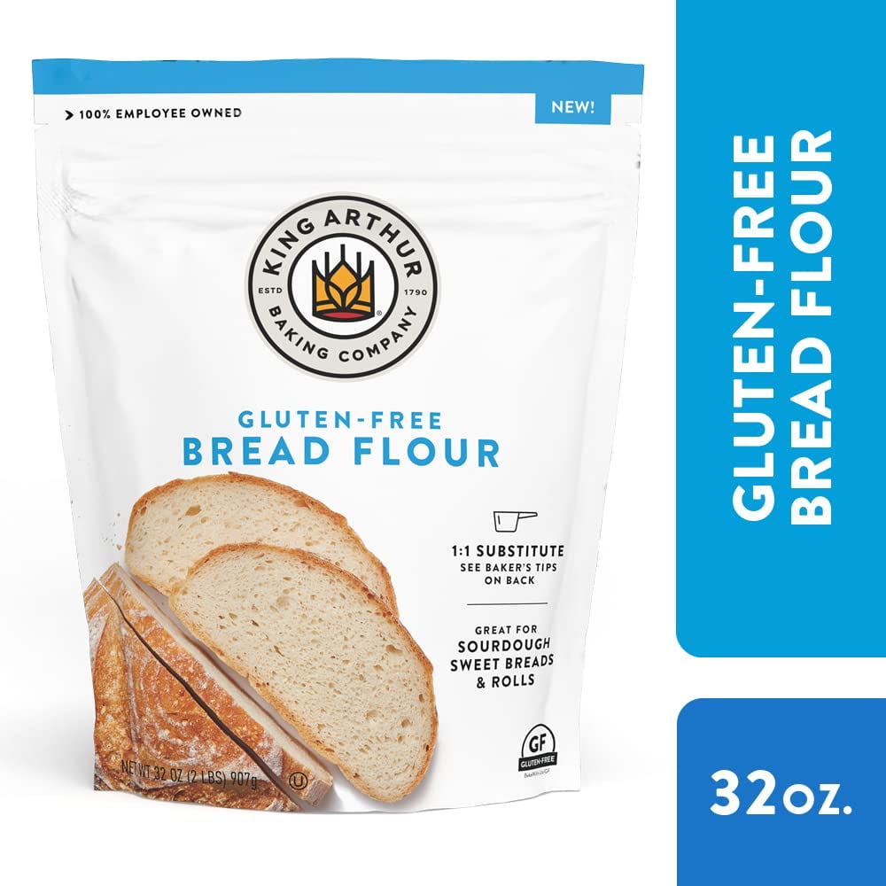 King Arthur Bread Flour, Gluten Free, 1:1 Flour Replacement great for yeasted recipes, 2lbsYUN33