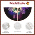thumbnail image 5 of Bingfone Christmas Tree Skirt Mat Christmas Decoration Interior 48"-Mushrooms And Skull, 5 of 8