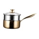 thumbnail image 1 of Cacerola de acero inoxidable con tapa para sopa de leche para restaurante de casa de té 20 centímetros, 1 of 9
