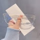 thumbnail image 1 of Espejo plano con luz anti-luz azul Gafas para miopía Anti-radiación Computadora Protección ocular, 1 of 5