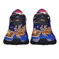 thumbnail image 5 of North Carolina ChriStas Santa Is Coming To North Carolina Shoes Sneakers Black Size 5, 5 of 7