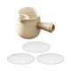 thumbnail image 1 of Tetera de cerámica de 500 ml, tetera de porcelana para hervir agua caliente con filtro de té para Estilo A, 1 of 9