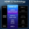 thumbnail image 4 of 8K 10K 16K HDMI2.2 Cable 96Gbps Ultra High Speed HDMI2.2 Cable 16K@30Hz 10K120Hz 8K@60Hz 4K@240Hz Cord, HDCP 2.3 & HDR10 eARC for Compatible For PS5/Xbox /Roku TV/Gaming PC/Blu-ra, 4 of 11