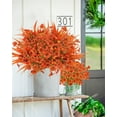 thumbnail image 4 of 10 pcs Fake Fall Flowers Outdoor Fall Artificial Flower Arrangements Faux Fall Outdoor Plants Decorations for Home Porch Pathway Window Box Mantel Harvest Thanksgiving, 4 of 5