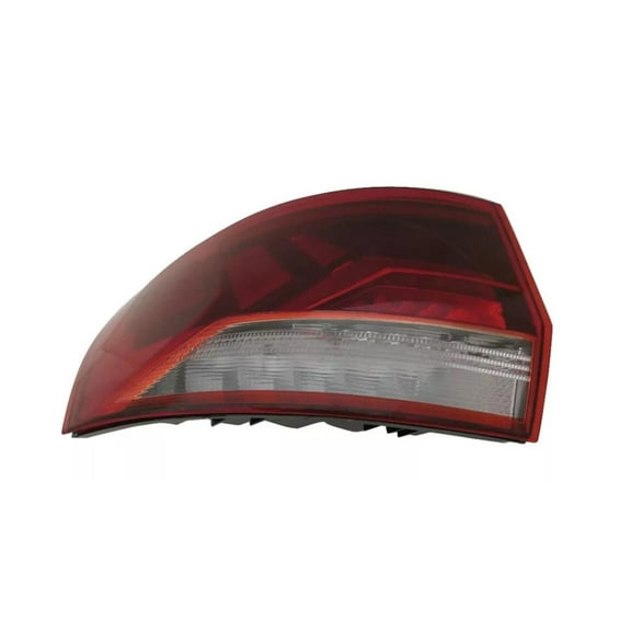 KarParts360 For Volkswagen Taos 2022 2023 Tail Light Assembly Driver Side | Rear | Outer | Clear/Red Lens | With Bulbs | Replacement For VW2804136 | 2GJ-945-095-A