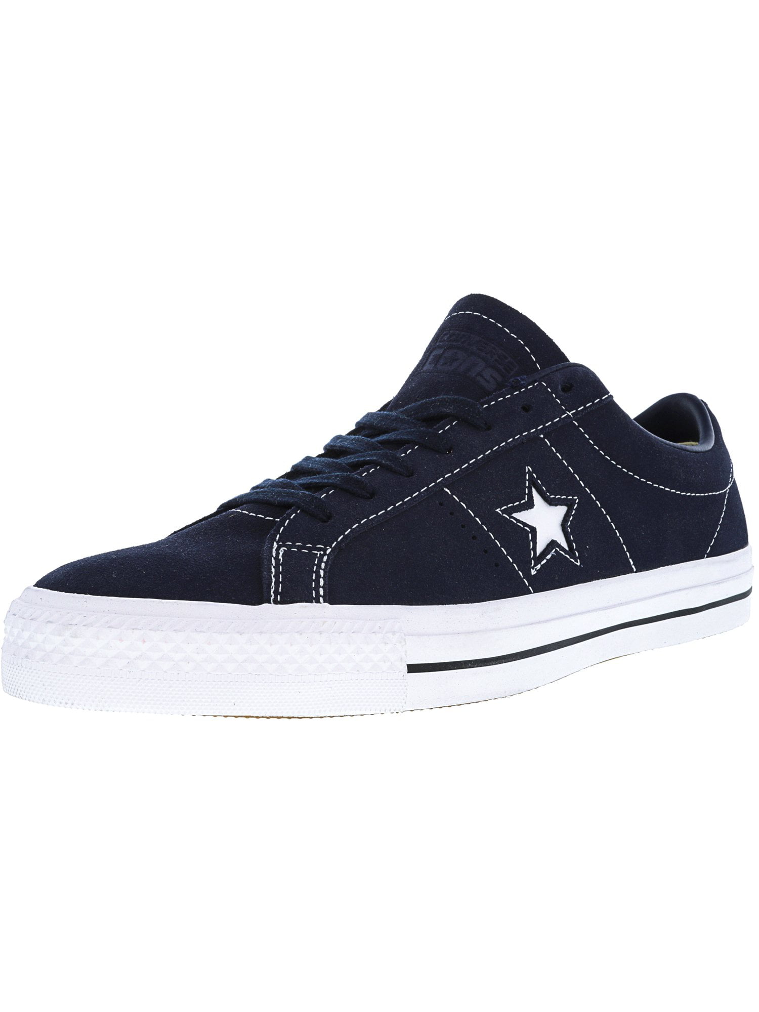 Converse Star Pro Ox Obsidian / White Ankle-High Suede Sneaker - 12.5M 10.5M -