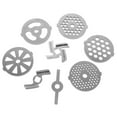 Qiysamall 8 Pcs Meat Grinder Cutters Stainless Steel Meat Grinder