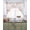 Pink, variant on Pink Rose Swag Valances for Windows, Small Curtains Drapes, Modern Simple Romantic Flowers Floral Leaves Kitchen Window Curtains Over Sink Window Treatment Valance for Bedroom/Bathroom 56"x36"