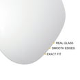 thumbnail image 4 of Right Passenger Side Rearview Mirror Glass Replacement Heated White Glass w/ Back Fit for SEAT Altea XL, 4 of 6