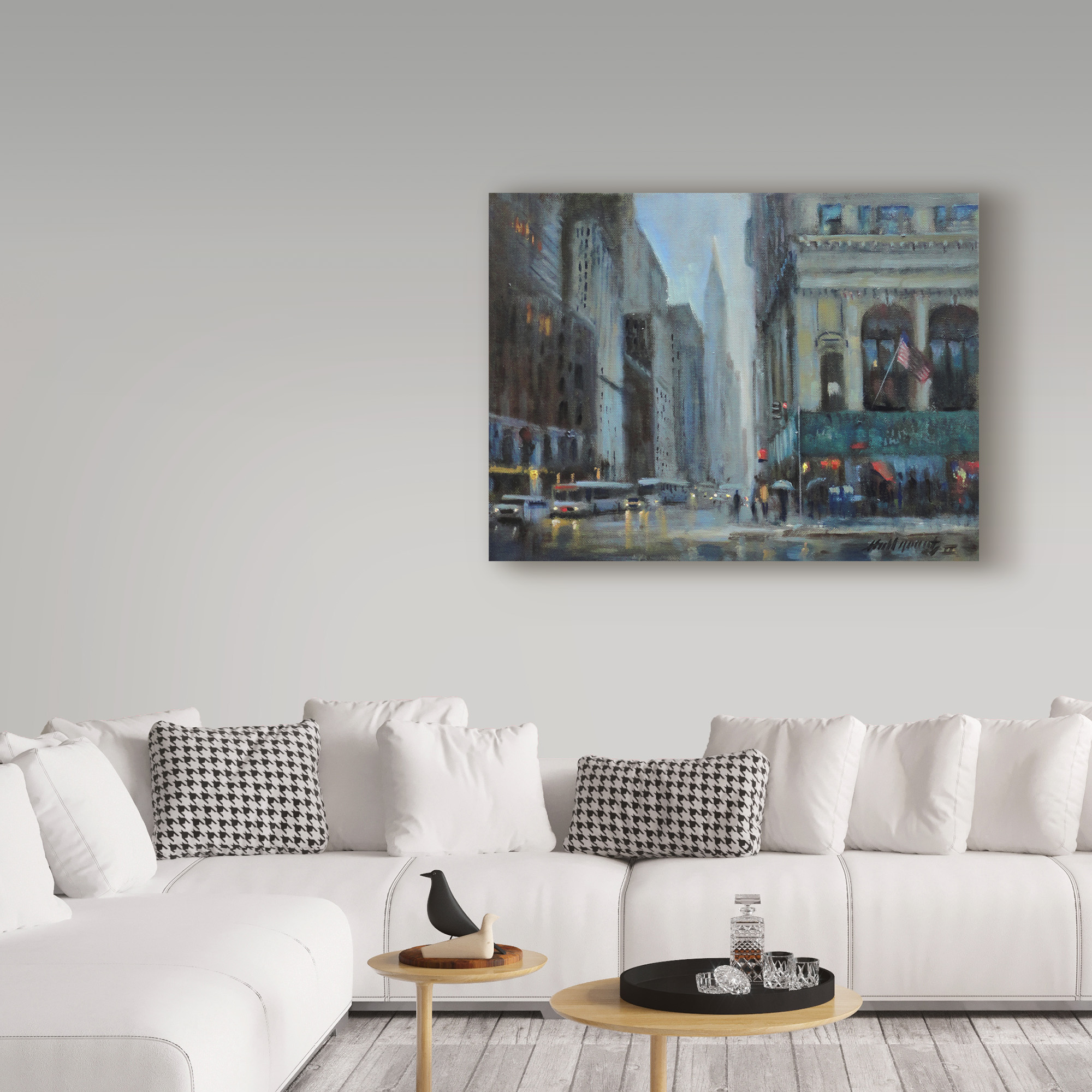 Chrysler Building, Manhattan' Canvas Art by Hall Groat Ii