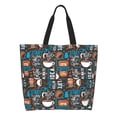 thumbnail image 1 of Easygdp Coffee Lover Print Bolsas Tote para Mujer, Bolsos de Hombro para Viaje, Bolsos de Mano de Gran Capacidad para Compras y Trabajo, 1 of 8